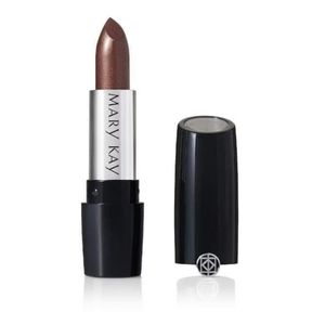 Mary kay Semi Shine Lipstick in Downtown Brown.